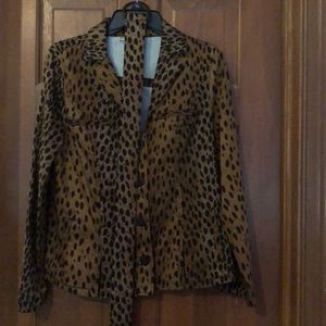 Leopard print jacket